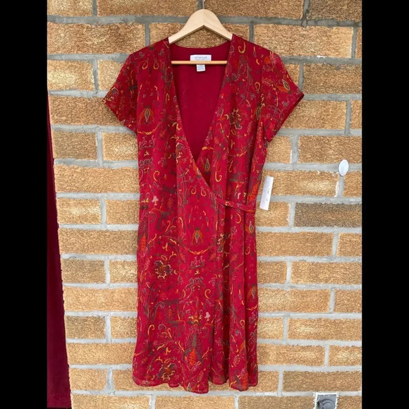 emanuel ungaro silk dress sz 14 - Picture 2 of 8